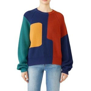 Mara Hoffman Color Block Sweater